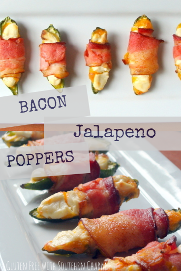 Bacon Jalapeno Poppers from Gluten Free with Southern Charm